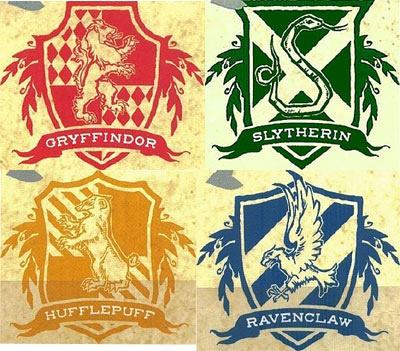哈利波特四院校徽