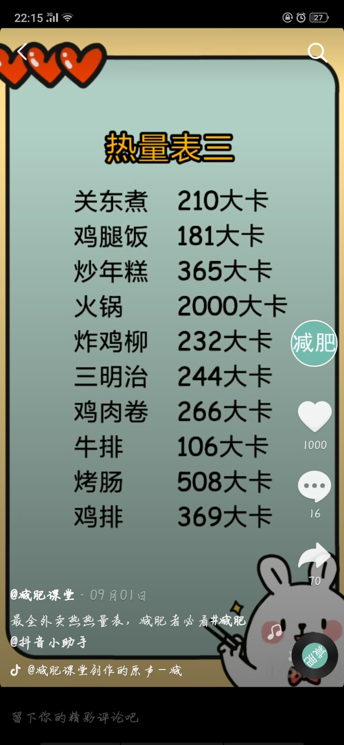 外卖热量表 - 堆糖,美图壁纸兴趣社区