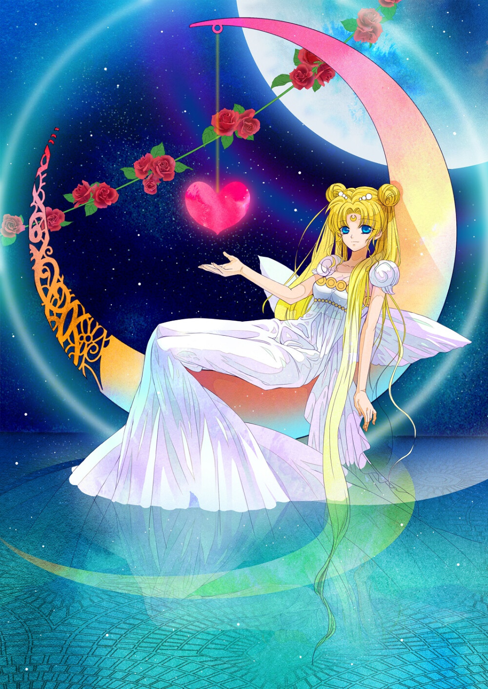 美少女战士月亮背景图图片