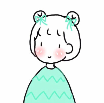 大头女孩简笔画