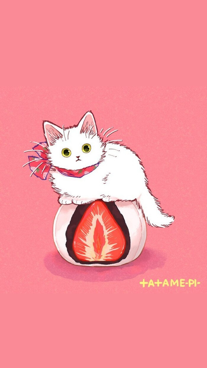 猫咪插画壁纸
