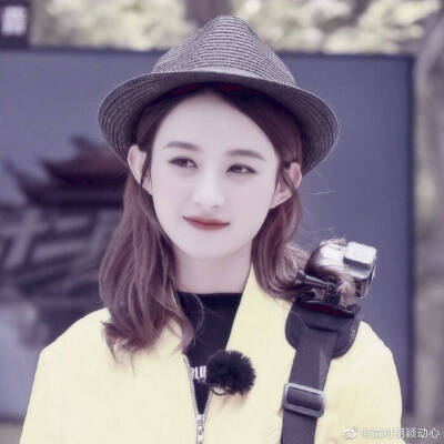 赵丽颖滤镜头像图源:微博