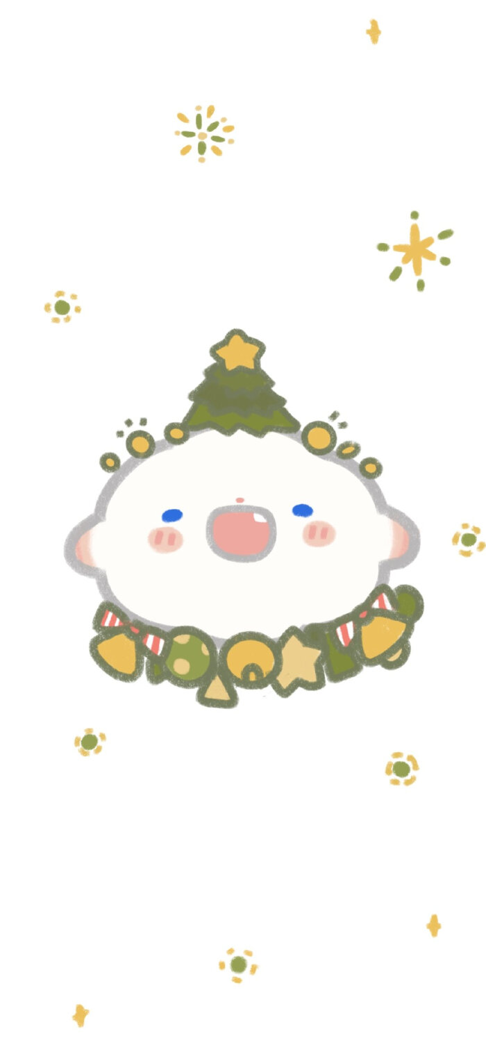 平安喜乐 ( · ) cr@只是一只小羊羊 #小羊猫##壁纸