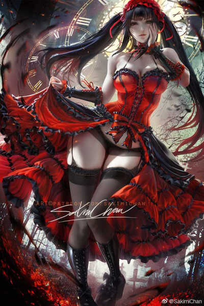 sakimichan女画师