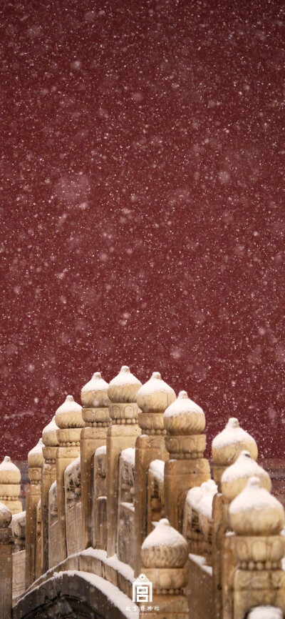 下雪的故宫