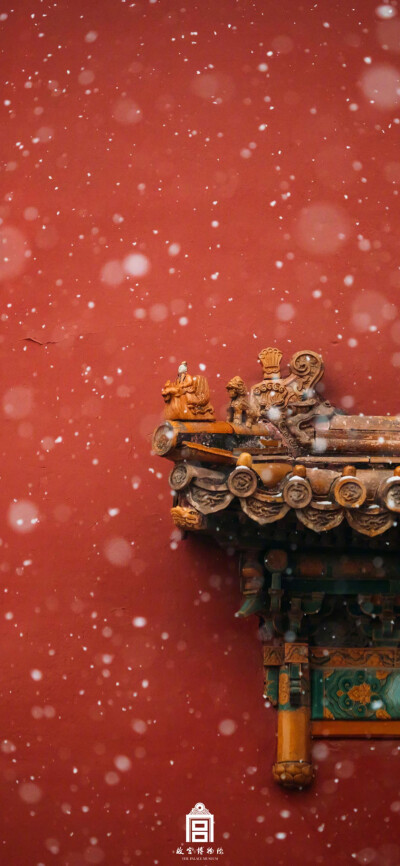 下雪的故宫壁纸