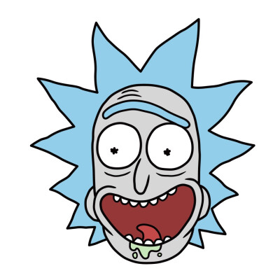 今天涂的瑞克和莫提太爱rick了吧!