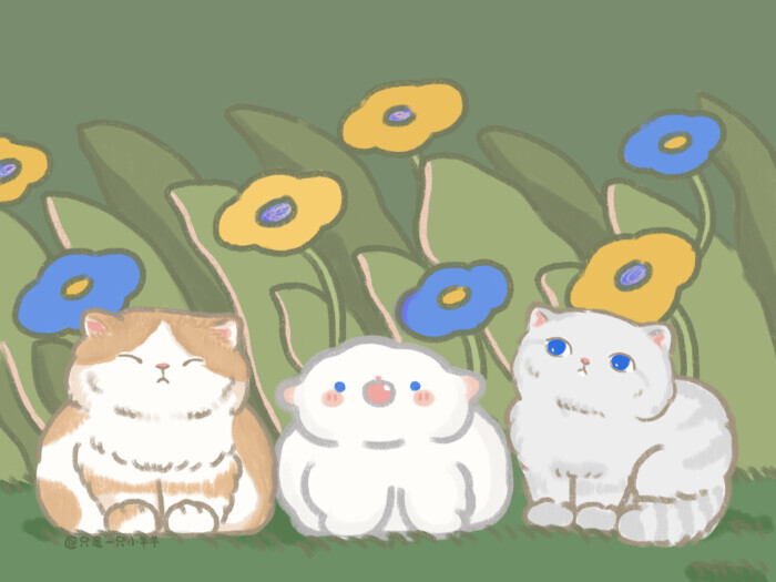 情头,头像壁纸图源于微博@只是一只小羊羊