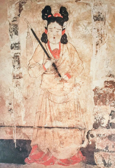 唐末五代初(约942年) 河北曲阳王处直墓彩绘浮雕&壁画