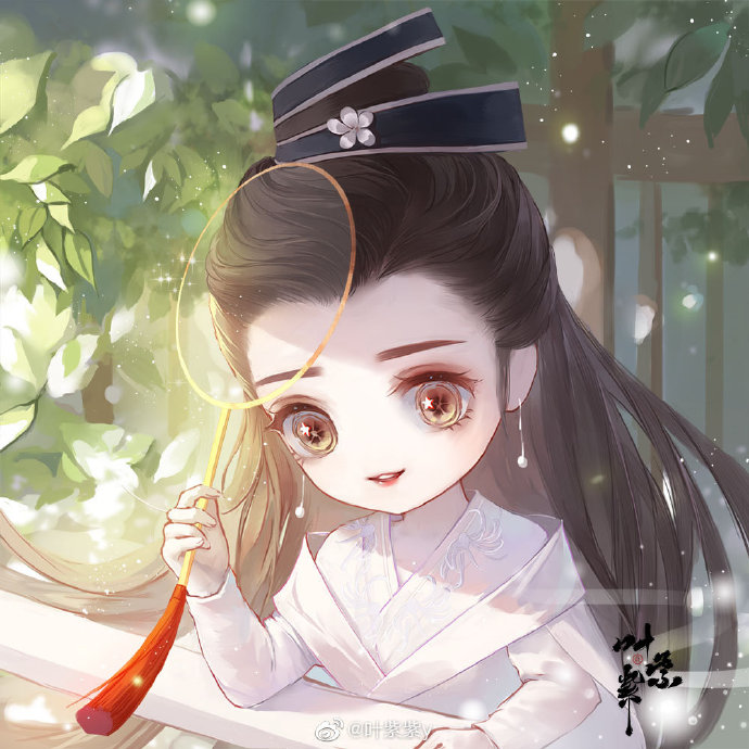 画师叶紫紫林婉儿q版