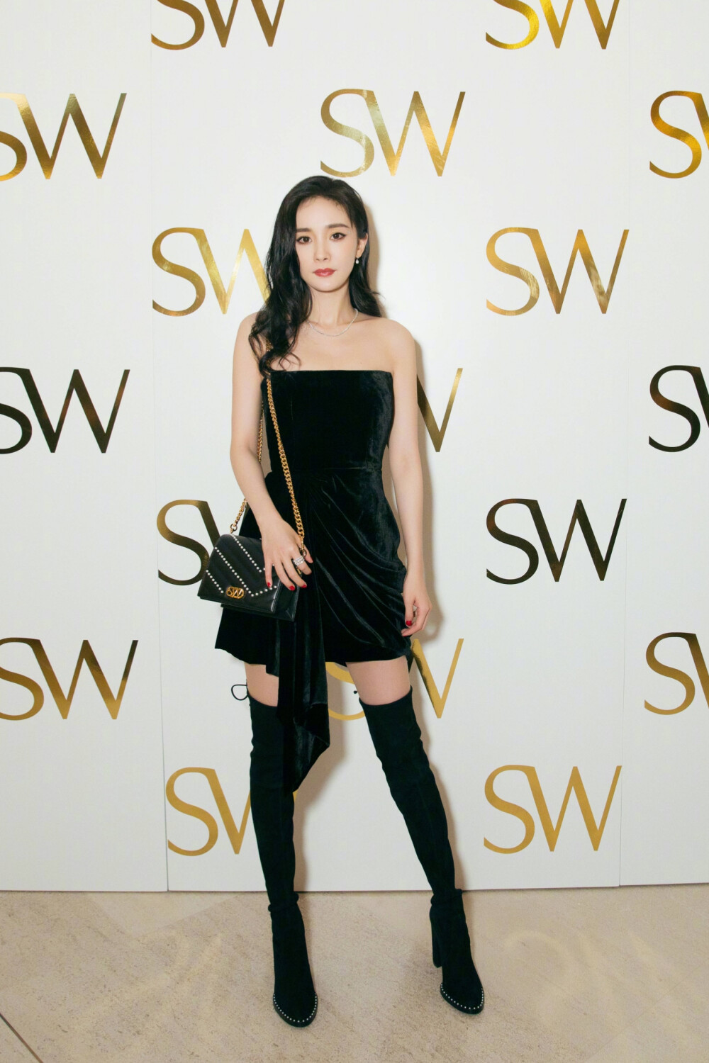 杨幂stuartweitzman品牌晚宴