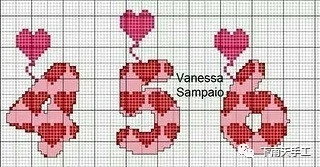 十字绣图纸字母数字