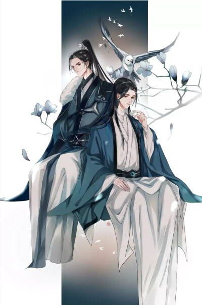 (古风美男)绘师:独上明月楼