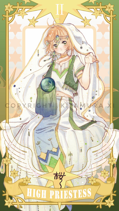 美少女塔罗牌壁纸