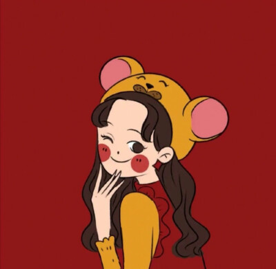 鼠年情侣头像壁纸