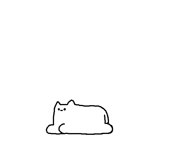 猫咪动态简笔画图片
