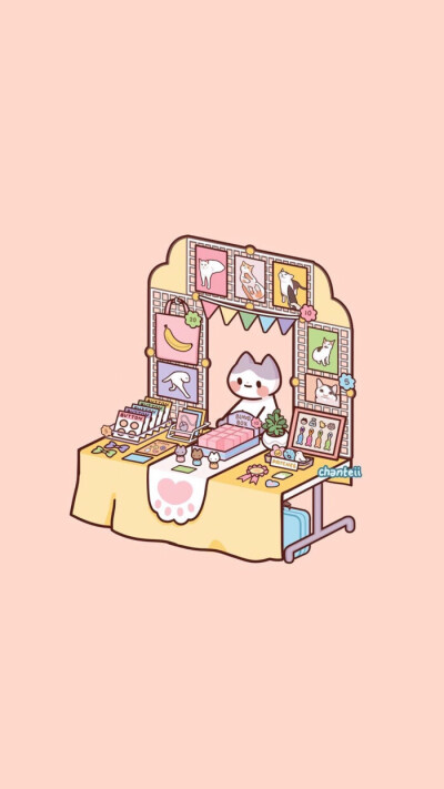 壁纸#甜品店