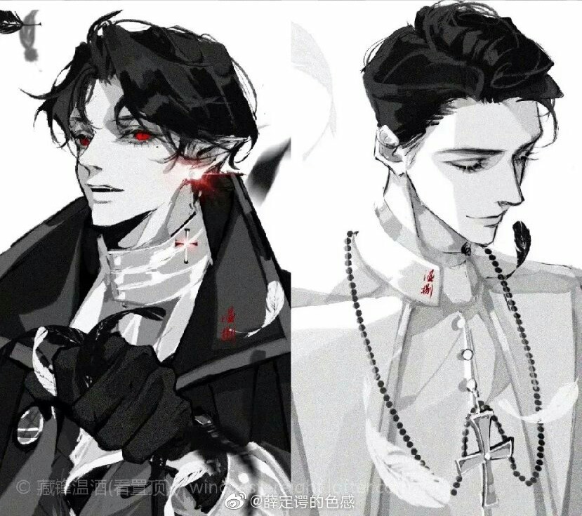 画师微博薛定谔的色感