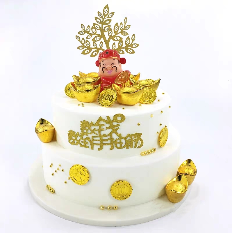 财神暴富蛋糕