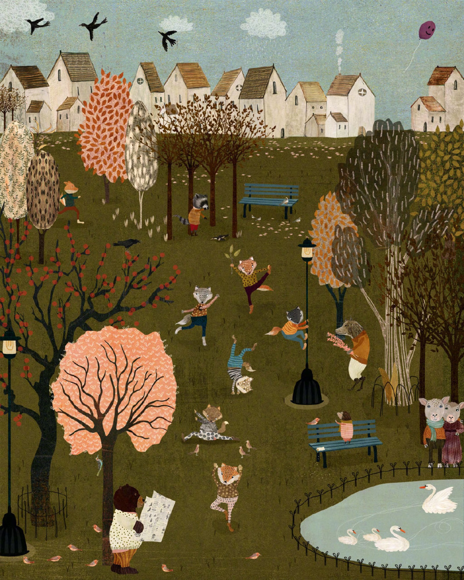 来自插画师 katherine quinn 绘画作品一组 | larapaulussen.de