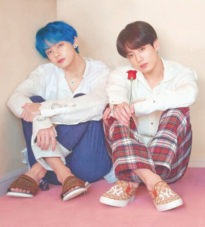 bts防弹少年团正泰田柾国&金泰亨