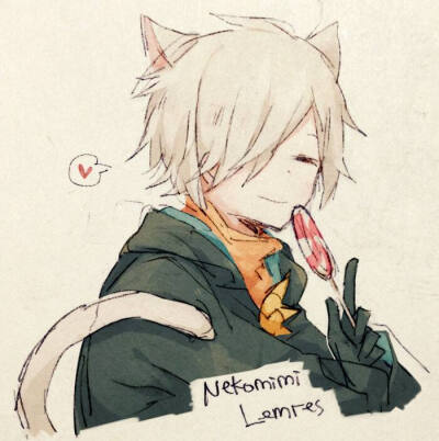 猫耳情侣头像