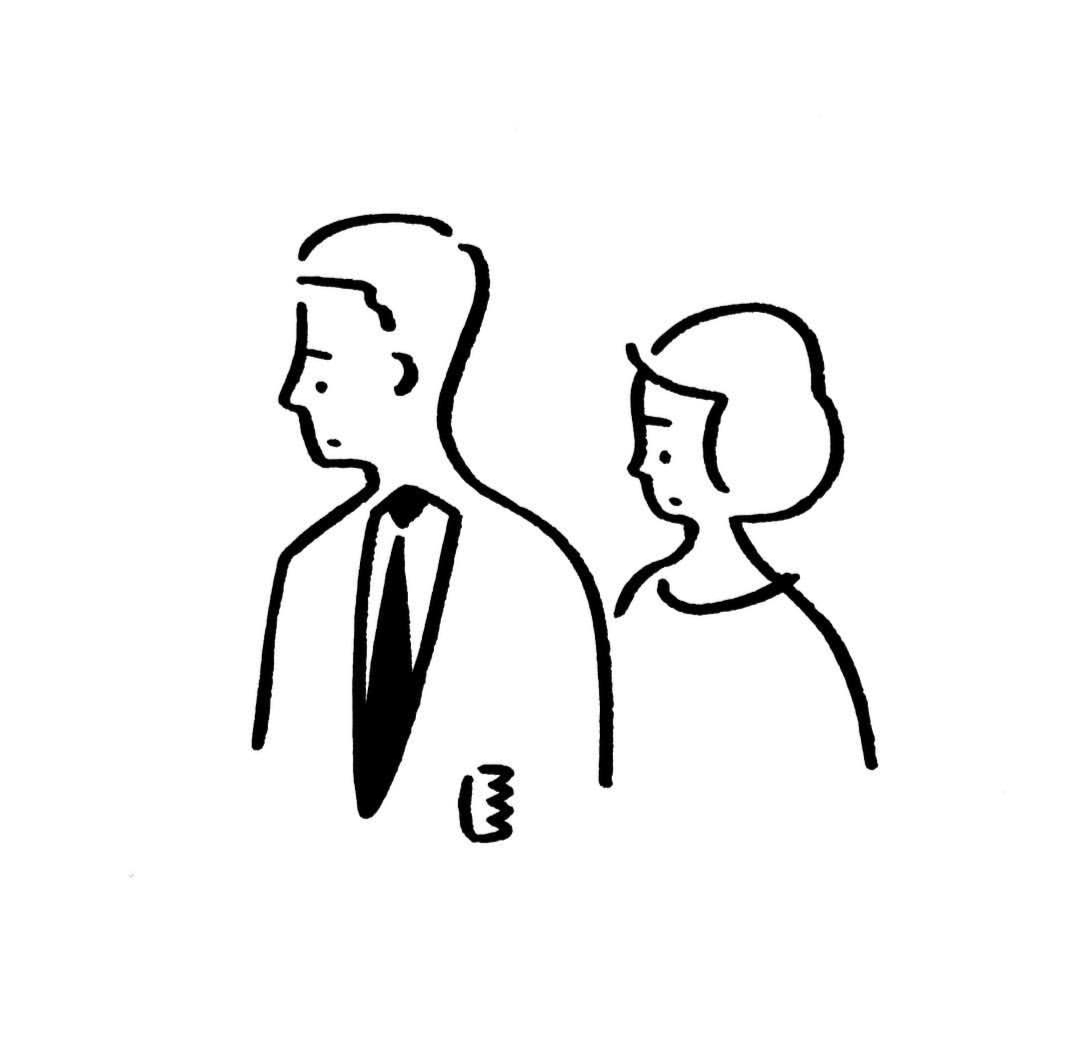 ins:kaerusensei 线条插画