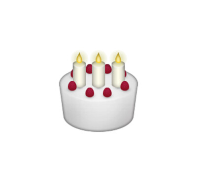 生日蜡烛emoji表情图片