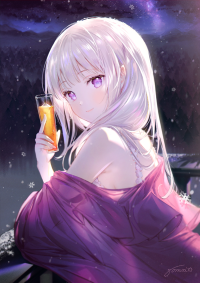 re:从零开始的异世界生活 艾米莉娅 绘师:gomzi(p id=1023317) 本作品