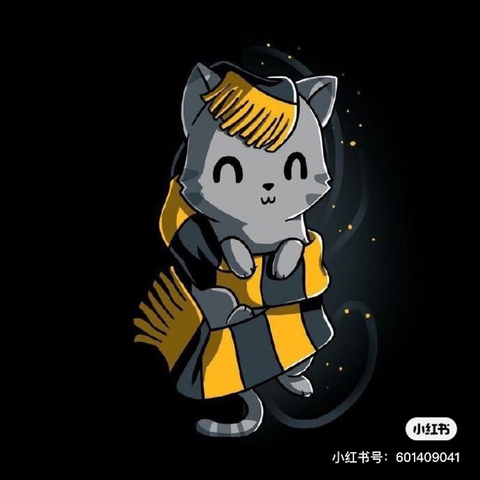 哈利波特四院小猫头像
