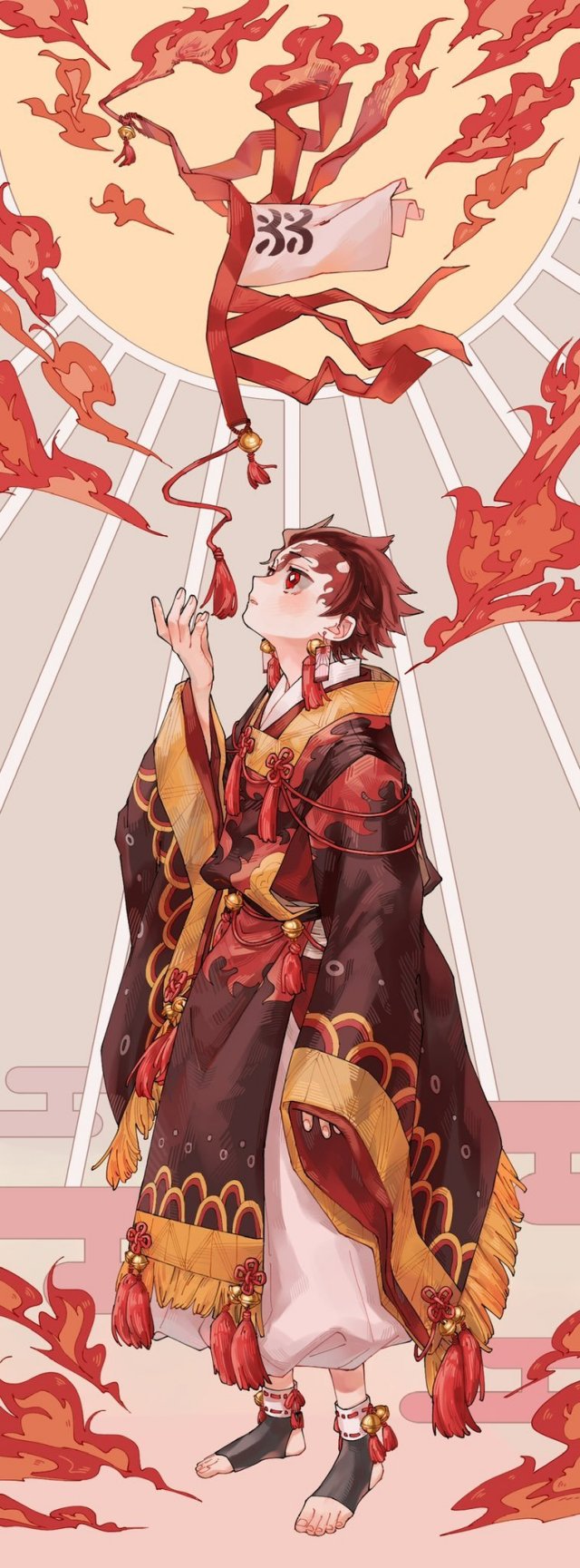 鬼灭之刃 炭治郎 火之神神乐 壁纸