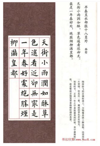 早春呈水部张十八员外毛笔