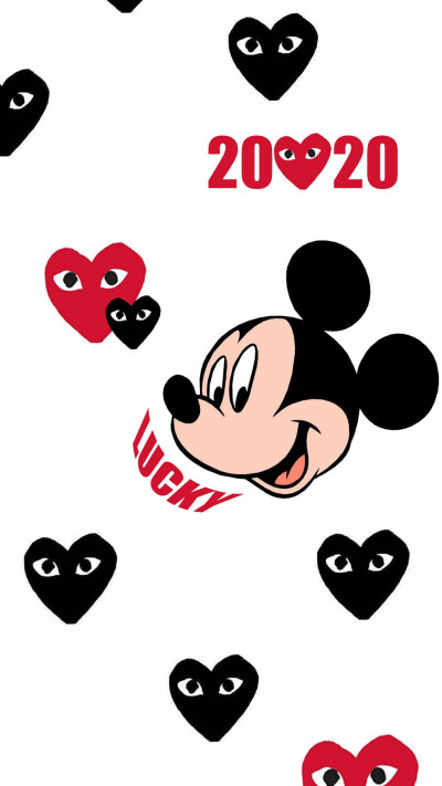 米奇2020年壁纸!自己的渣技术做的