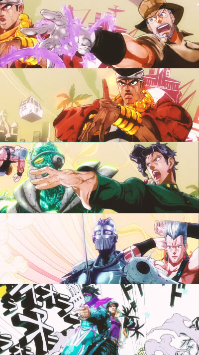 星尘斗士 空条承太郎 花京院典明 dio