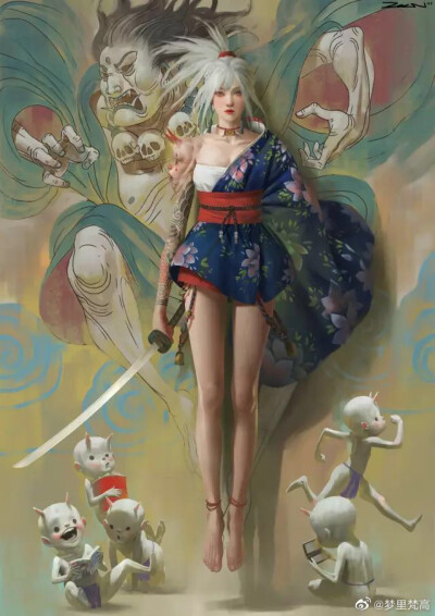 地狱小鬼 | 插画师 zeenchin