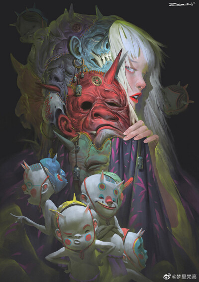 地狱小鬼 | 插画师 zeenchin