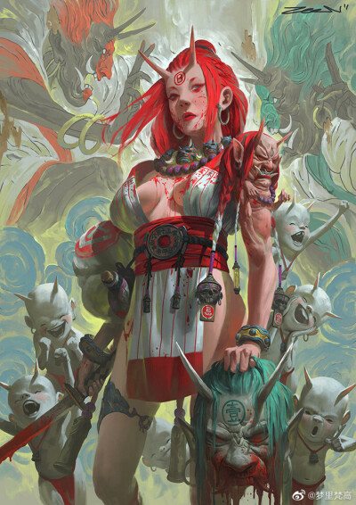 地狱小鬼 | 插画师 zeenchin
