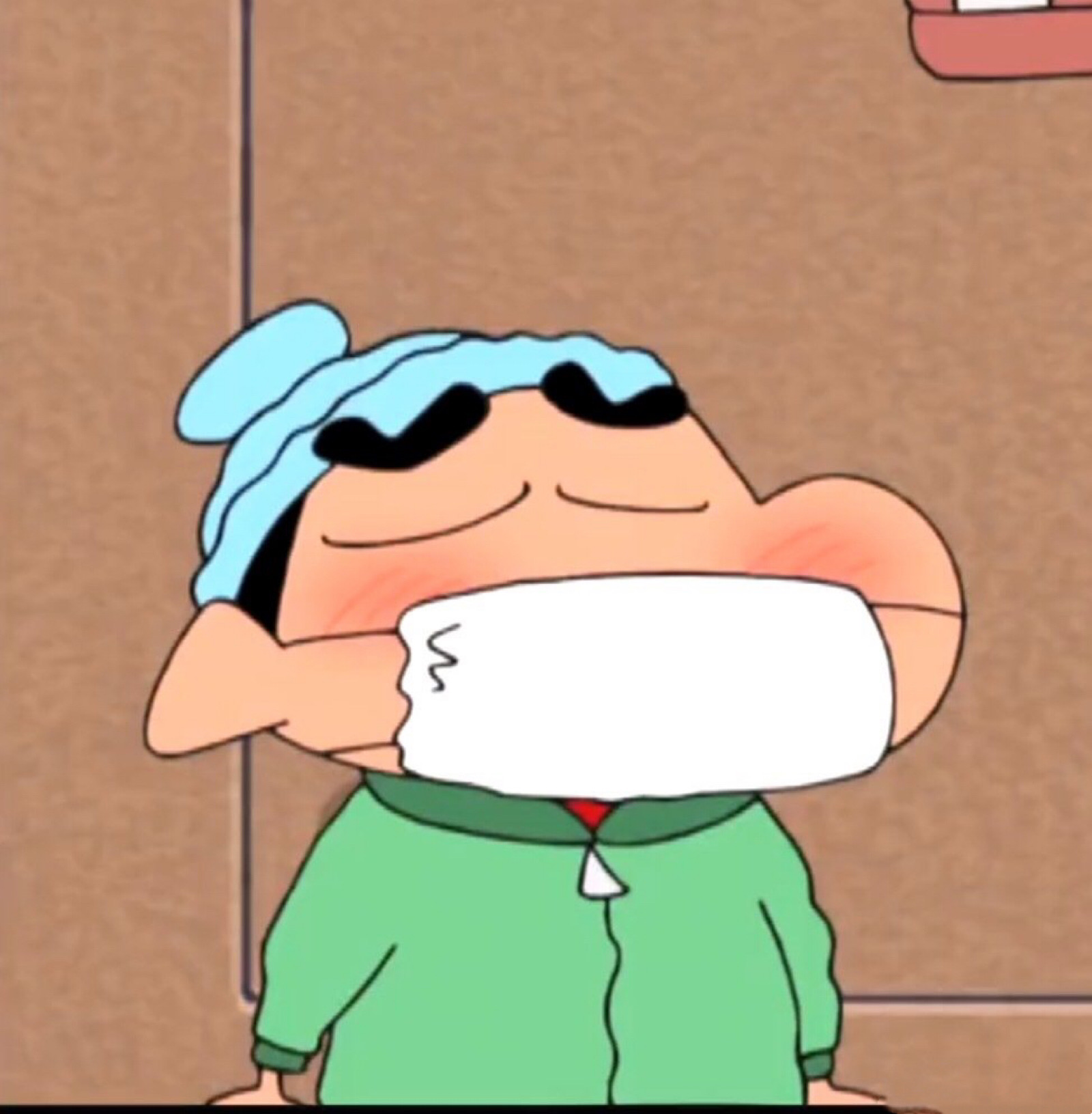 蜡笔小新口罩头像 crwb张哆来咪