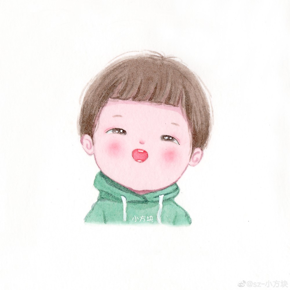 萌娃头像,手绘头像