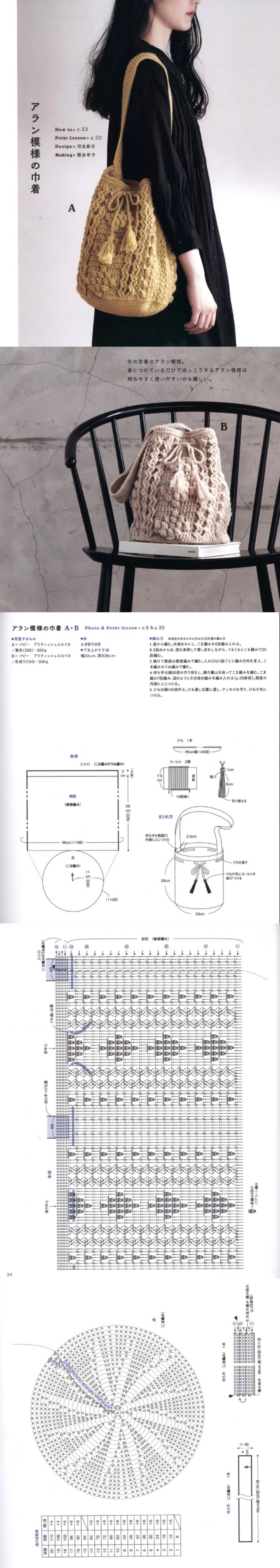 怎样钩手提包 教程图片