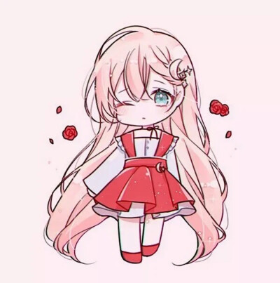 q版素描小姐姐