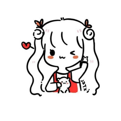 q版素描小姐姐