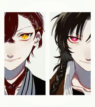太宰治/织田作之助. p站id=61280574 画师id=597628