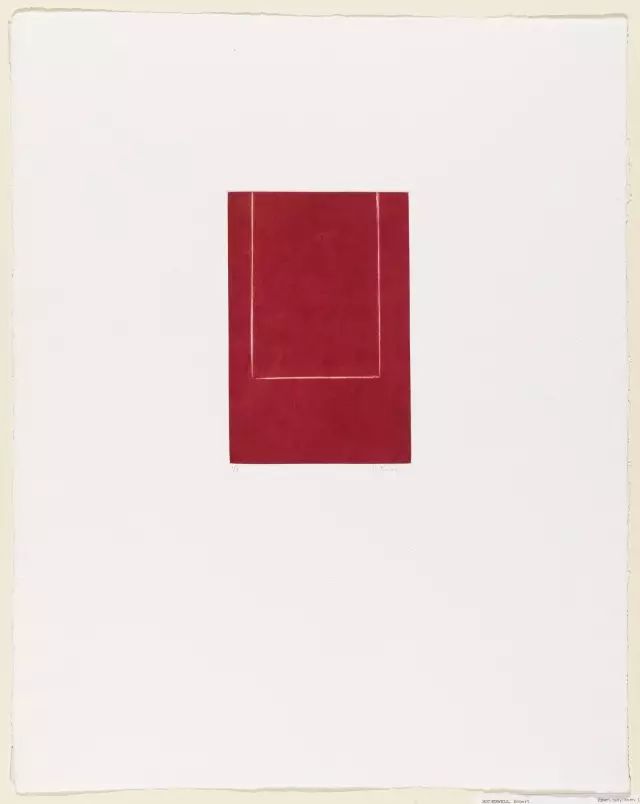 罗伯特·马瑟韦尔《mezzotint in crimson》