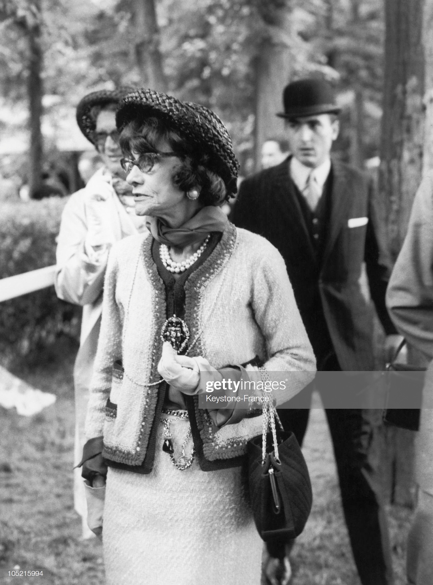 coco chanel in chantilly in 1964