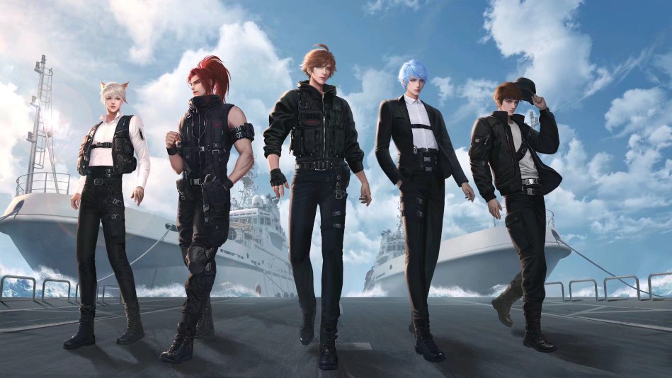 王者天团 依次顺序:守约 渣男 渣男 渣男 渣男