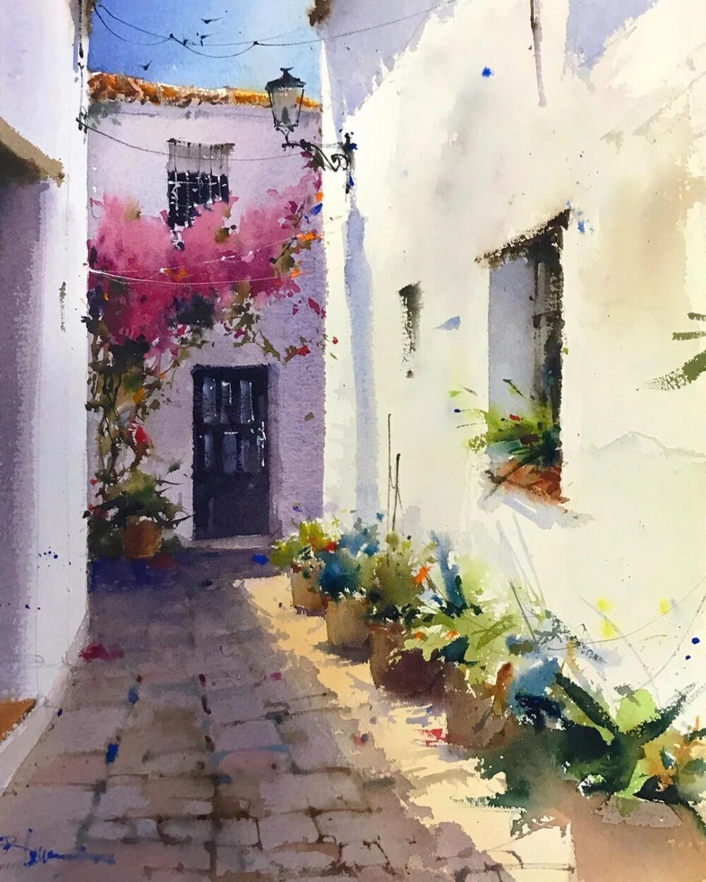西班牙水彩