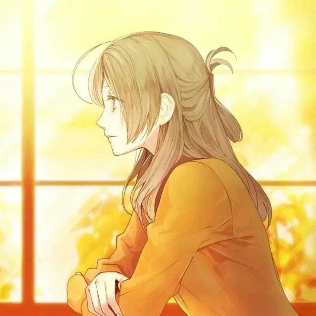 2020 ●情头●唯美/美感●黄色系●动漫系「蝴蝶没有停,她穿过黄沙