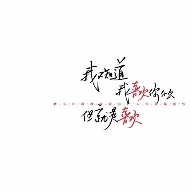 文字头像 白底