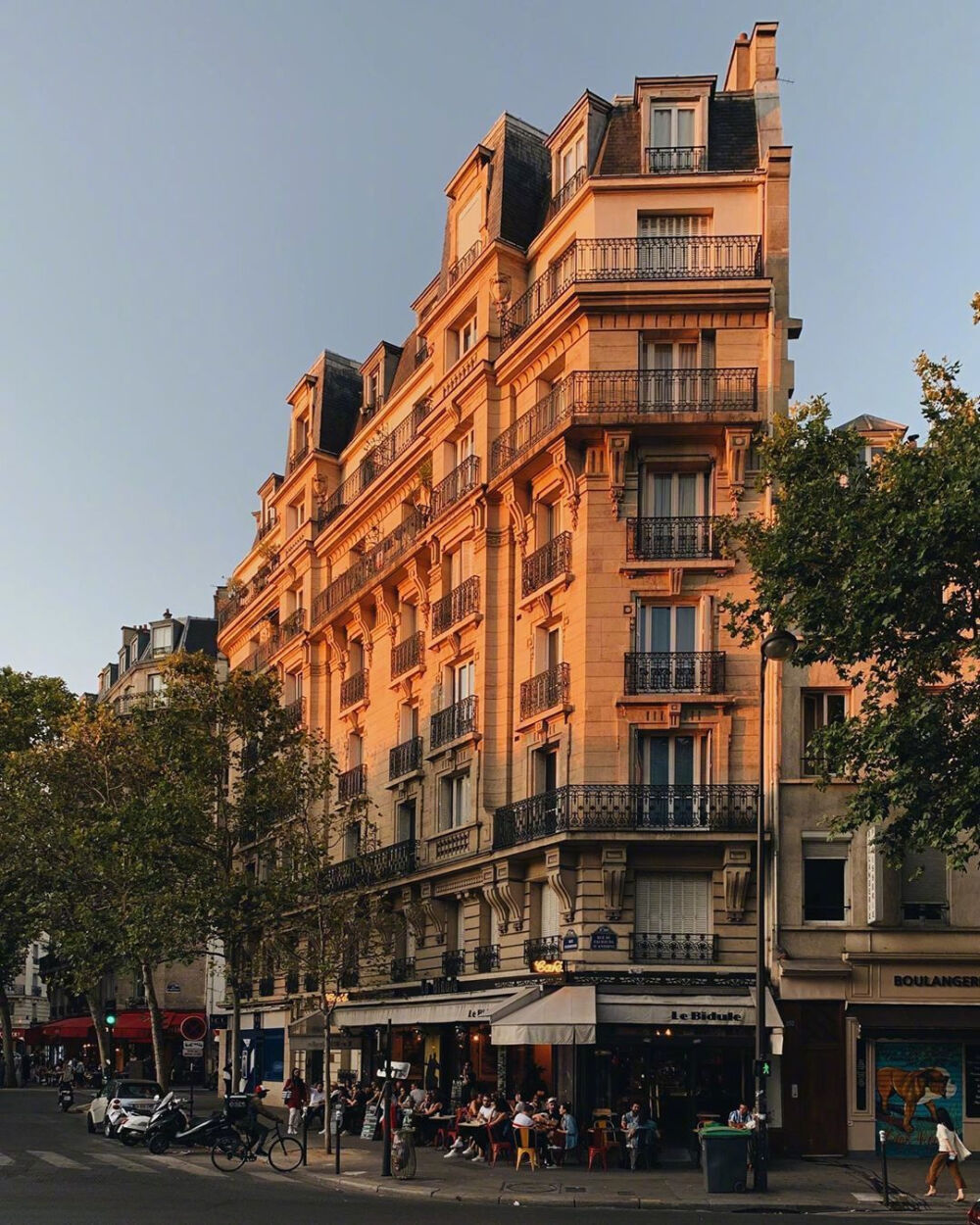 巴黎街景美景图片
